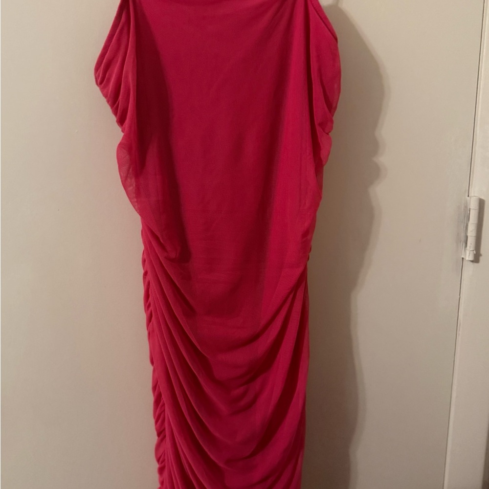 Rue21 Draped Fuchsia Mini Dress